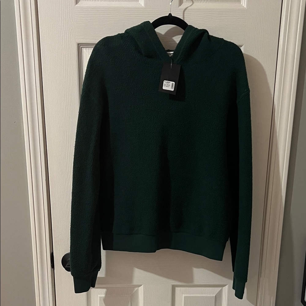 Reese Reverse Fleece Hoodie - Pine